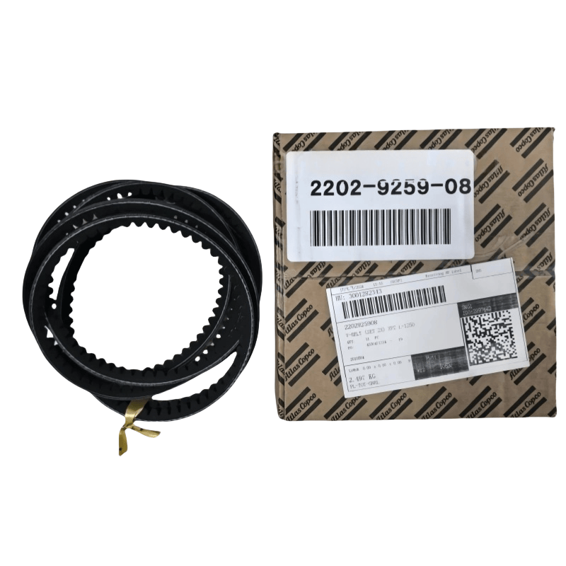 2202925908 Atlas Copco V-Belt (Set 2x) XPZ L = 1250 AC cho máy nén vít được tiêm dầu