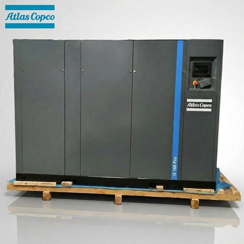 Atlas Copco GA160 Pro 160kW 215HP Máy nén khí trục vít quay phun dầu 7.5 10Bar 1543CFM