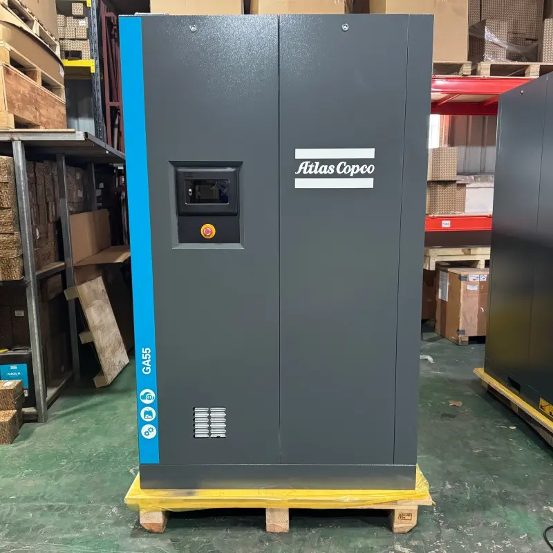 Máy nén khí trục vít phun dầu Atlas Copco GA55 55kW 75HP Chính hãng