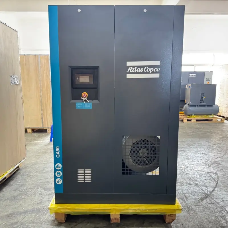 Máy nén khí trục vít phun dầu Atlas Copco GA90 90 kW 125 HP Chính hãng