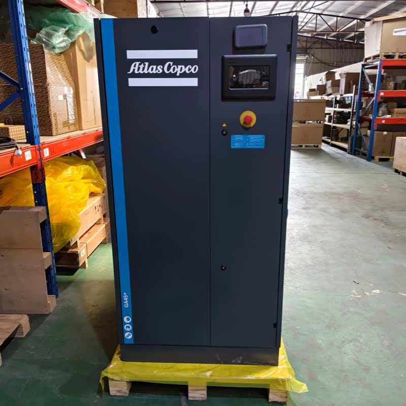 Máy nén khí trục vít quay cố định Atlas Copco GA45+ Nguồn điện xoay chiều bôi trơn 380V/ 400V 45KW
