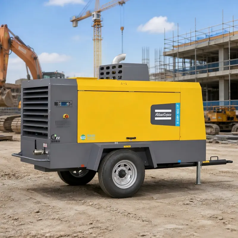 Máy nén khí di động Atlas Copco X-Air+600-17 154kW Chính hãng